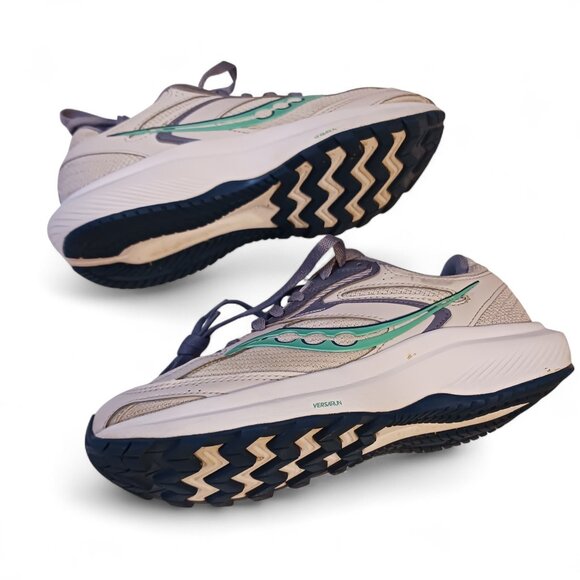 Saucony Cohesion 17 Verasun Running Shoes Women's 6.5 Grey Aqua - Picture 11 of 15